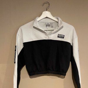 adidas zip-up sweatshirt